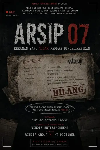 Watch ARSIP 07: Rekaman Yang Tidak Pernah Dipublikasikan Film